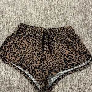 Forever 21 cheetah print comfy shorts